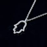 Collier Mano di Fatima 0,29 Ct Thumbnail 2