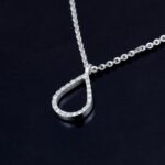 Collier a Goccia 0,22 Ct Thumbnail 3