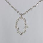 Collier Mano di Fatima 0,29 Ct Thumbnail 3