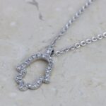 Collier Mano di Fatima 0,29 Ct Thumbnail 5