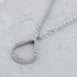 Collier a Goccia 0,22 Ct Thumbnail 0