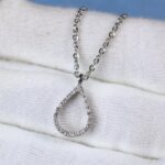 Collier a Goccia 0,22 Ct Thumbnail 5