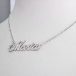 Collier Con Nome In Diamanti 0,60 Ct Thumbnail 3