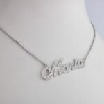 Collier Con Nome In Diamanti 0,60 Ct Thumbnail 7