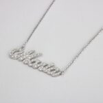 Collier Con Nome In Diamanti 0,60 Ct Thumbnail 1