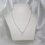 Collier punto luce filo tondo con diamante Thumbnail 3